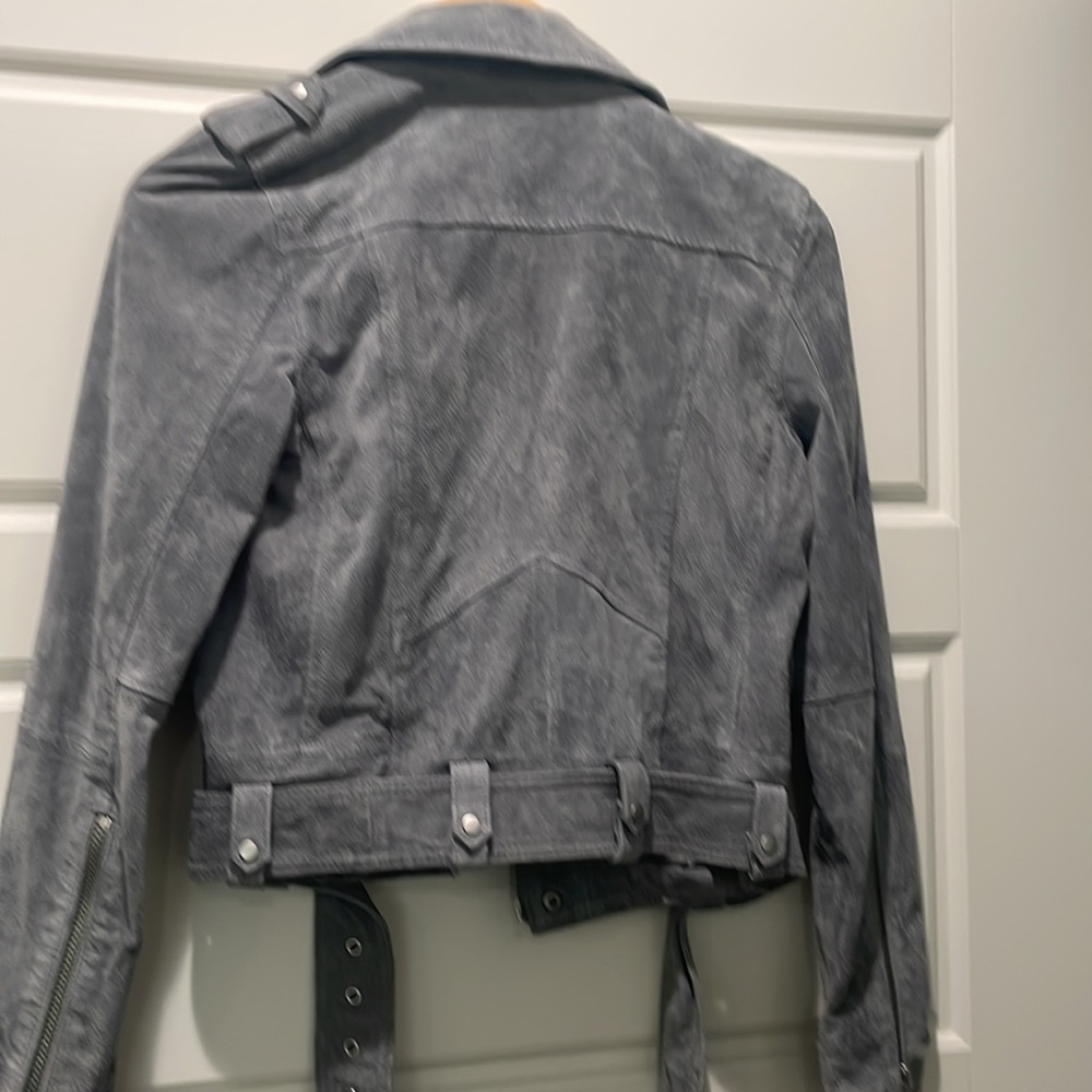 Suede Moto Jacket - image 5